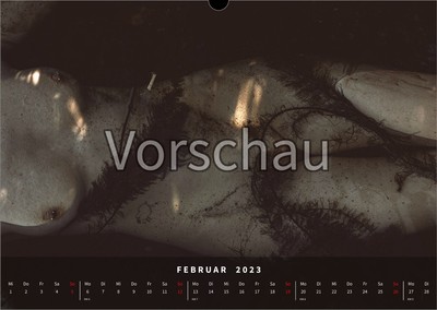 Calendar 2023 | Mya B. / Konzeptionell / conceptual,Konzeptionell,Dunkeltraum,Nude,Nudeart,Akt,Calendar,Mya