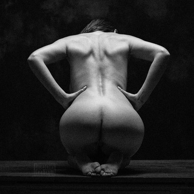 Sculpture / Nude / Nude,studiophotography,s/w,portrait