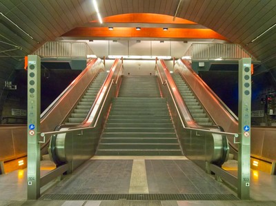 U-Bahnstation Bochum Lohring / Architektur / bochum,u-bahn,station,architektur,architecture,architectural