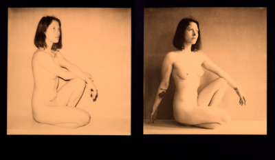 Polaroid Duo Monochrome / Fine Art / fineart,nude,nudeart,polaroid,kia,akt,weiblich