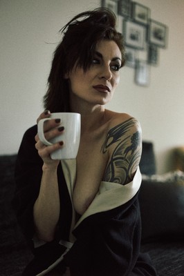 coffee / Portrait / portrait,coffee,nude,fineart