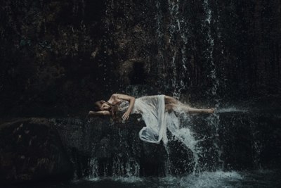 The waterfall / Fine Art  photography by Model Alessandra ★19 | STRKNG