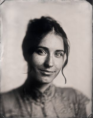 Anna | 11x14 wetplate collodion tintype / Portrait  photography by Photographer Hannes Klotz ★6 | STRKNG