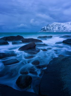 Lofoten blue / Landscapes  photography by Photographer Jens Klettenheimer ★37 | STRKNG