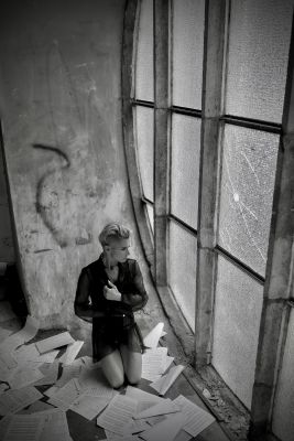 Behind the Window … Jana / Black and White  photography by Photographer Jürgen Dröge ★6 | STRKNG