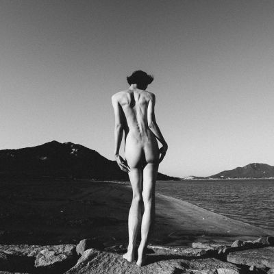 a fish on the shore / Nude  photography by Model rawfish ★7 | STRKNG
