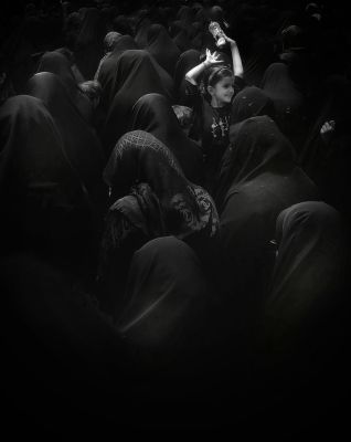 Joy in the midst of darkness and sadness / Black and White  photography by Photographer HannanehAkhoondi ★3 | STRKNG
