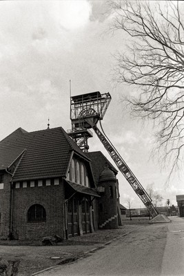 Zeche Zollern 1991 / Schwarz-weiss