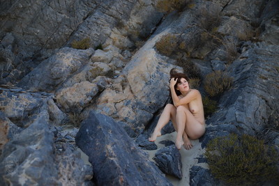 In den blauen Bergen / Nude / Griechenland,Felsen