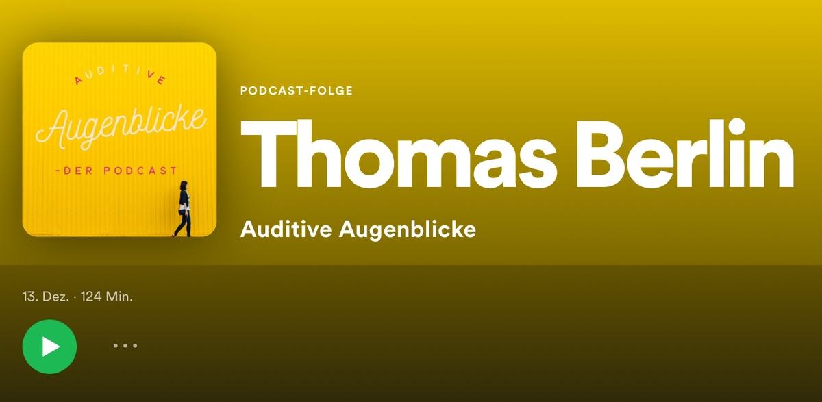 Ich war zu Gast im Podcast - Blog post by Photographer Thomas Berlin / 2020-12-15 12:17