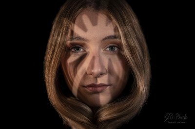 Lichteffekte (Muster) / Portrait