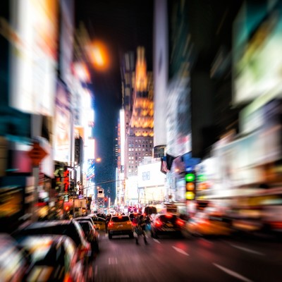 New York blurred / new,york