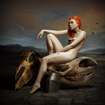 bee / HL / Photomanipulation  Fotografie von Model Margot ★8 | STRKNG