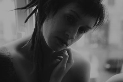 Schwarz-weiss  Fotografie von Model Peacocks feather ★39 | STRKNG