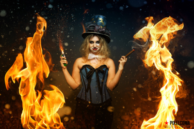 Burning down the house! / Photomanipulation  Fotografie von Fotograf Pixelcoma ★3 | STRKNG