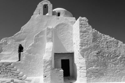 Paraportiani, Mykonos island, Greece / Black and White  photography by Photographer Zisimos Zizos | STRKNG