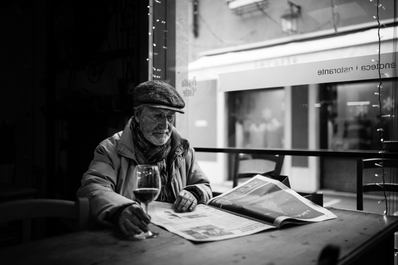 Christmas in osteria - &copy; Giulio Magnifico | Black and White