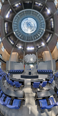 Plenarsaal Bundestag / Interior  photography by Photographer Chris Witzani ★1 | STRKNG