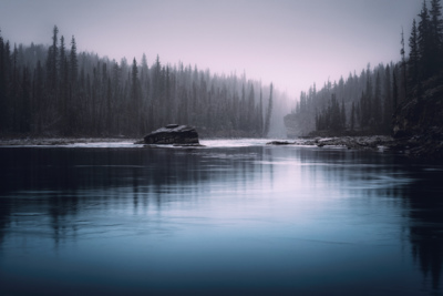 River Mist / Landscapes  Fotografie von Fotograf Atmospherics ★8 | STRKNG