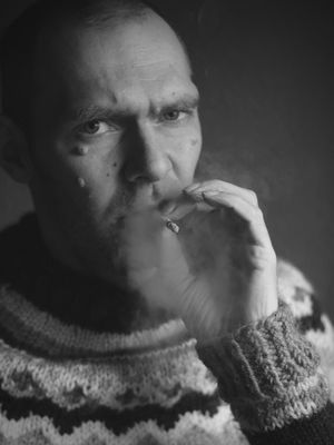 smoking   (self) / Portrait  photography by Photographer 99% analog ★6 | STRKNG