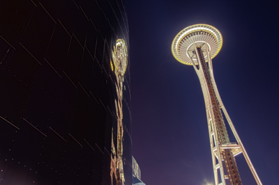 Space Needle Twins / Architektur  Fotografie von Fotograf Mirco | STRKNG