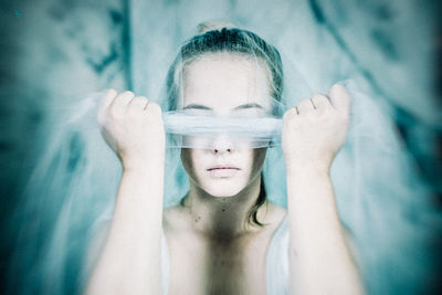 The veil / Creative edit  photography by Photographer Valou Perron...Photography... ★12 | STRKNG