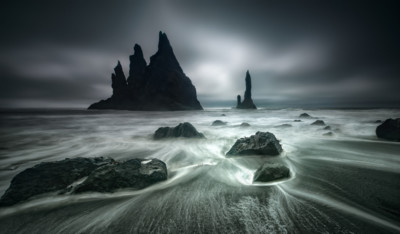 The Sea Stacks of Vík í Mýrdal / Landscapes  Fotografie von Fotograf hpd-fotografy ★1 | STRKNG