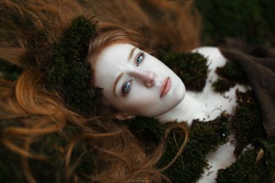 Forest Nymph / Fine Art  Fotografie von Model Deborah H. ★14 | STRKNG