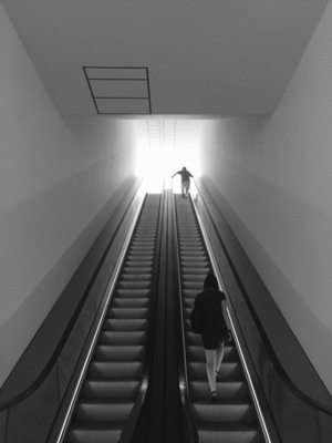 Rolltreppe / Black and White  photography by Photographer Lisbeth Josef ★1 | STRKNG