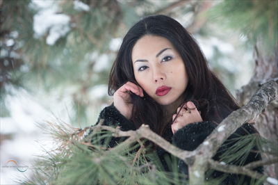 JAPANESE SNOW PRINCESS / Portrait  photography by Model SAKALA ★6 | STRKNG