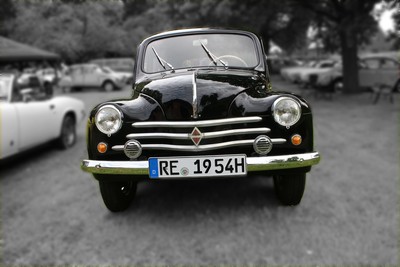 Renault 4CV 1954 / Photomanipulation  photography by Photographer Fine Cars | STRKNG