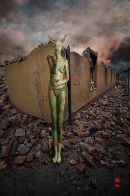 But the gods keep sleeping / Photomanipulation  photography by Photographer Wolfgang Watzl ★4 | STRKNG