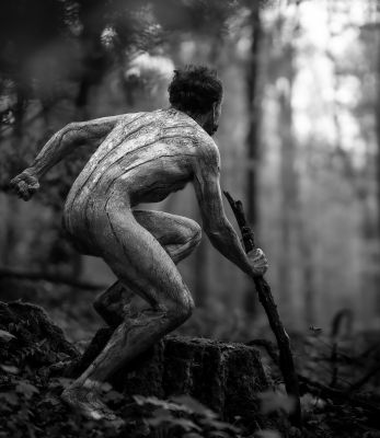 der Birchurwald-Gnom / Conceptual  photography by Photographer Christian Meier ★9 | STRKNG