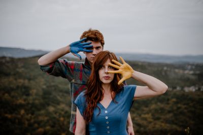 Blue and Yellow / Portrait  photography by Photographer Andrea Grzicic ★2 | STRKNG