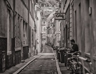 Gasse in Heidelberg / Street  Fotografie von Fotograf Ostseeblende | STRKNG