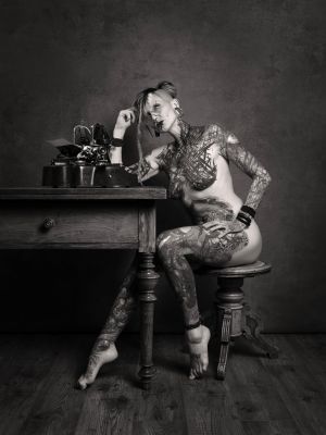 Secretary / Nude  photography by Photographer Black Forest Tintype ★5 | STRKNG