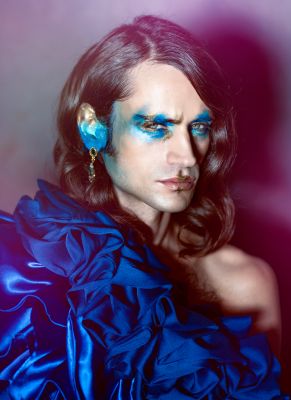 Blue / Portrait  photography by Designer/&shy;Brand Paola Idrontino ★3 | STRKNG