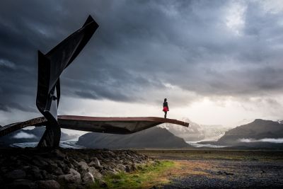 Colette, Blick auf Vatnajökull / Reise  Fotografie von Fotograf mse ★1 | STRKNG