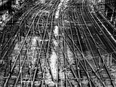 Gleise / Black and White  photography by Photographer Gernot Schwarz ★8 | STRKNG