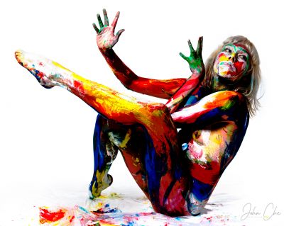 body paint / Abstract  photography by Photographer John Che | STRKNG