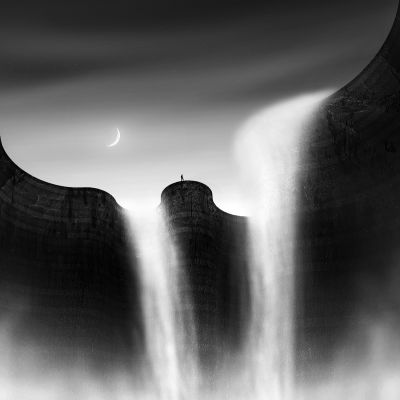 Moonlight / Schwarz-weiss  Fotografie von Fotograf Mohammad Dadsetan ★2 | STRKNG