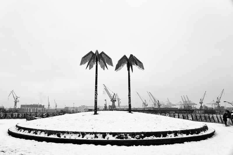 Antonipark, Hamburg - &copy; Heiko Westphalen | Schwarz-weiss