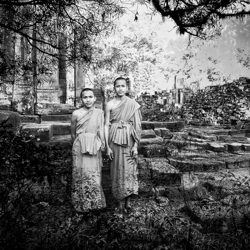 Cambodian Monks - &copy; Aieta Joseph | Portrait