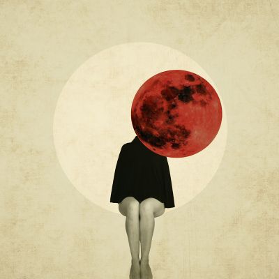 Waiting for the red moon / Fine Art  Fotografie von Fotografin Alessandra Favetto ★2 | STRKNG