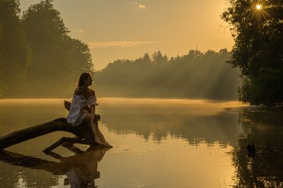 Abend am See... / People  photography by Photographer Marcus Loeken | STRKNG