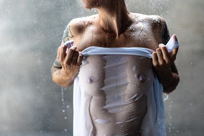 SHOWER III / Nude / wet,shower,water,nude