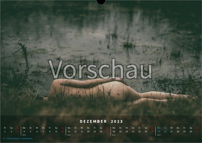 Calendar 2023 | Helin / Konzeptionell / Konzeptionell,Conceptual,Nude,Nudeart,Dunkeltraum,Kalender,Calendar,Helin,Akt