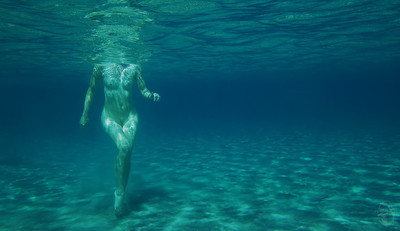 Kopflos / Nude / Griechenland,Meer,Unterwasser