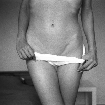 Panties 4 / Schwarz-weiss / analogphotography