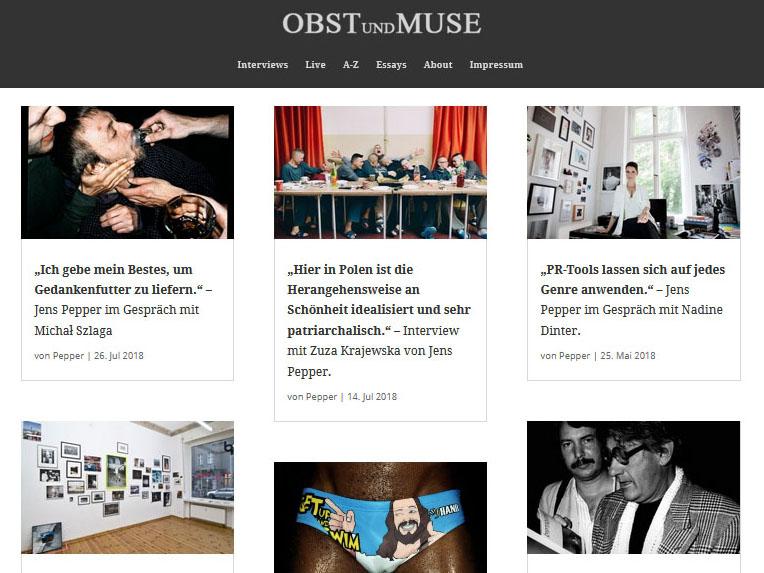 Obst Und Muse - Reister und Pepper im Interview - Blog-Beitrag von  Obst und Muse / 31.10.2018 00:31